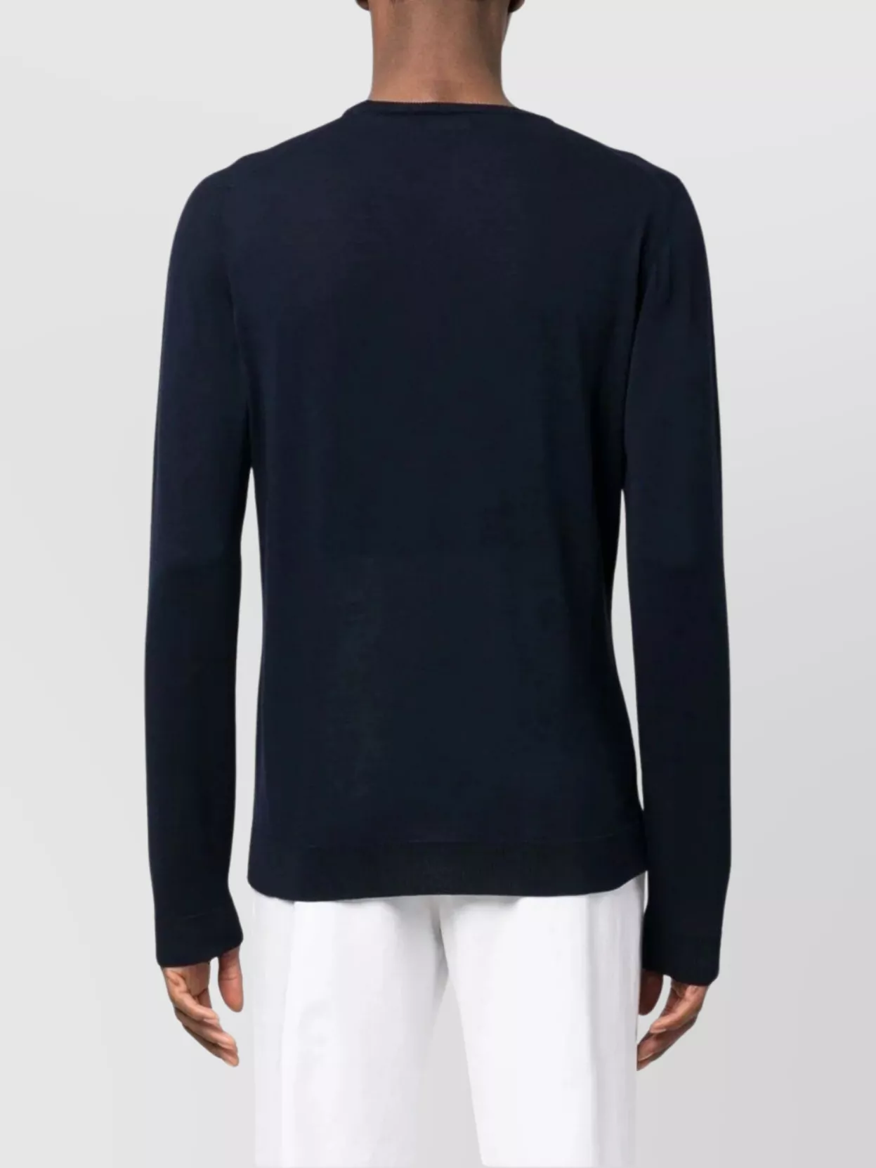 Roberto Collina Crew Neck Long Sleeve Lightweight Knit