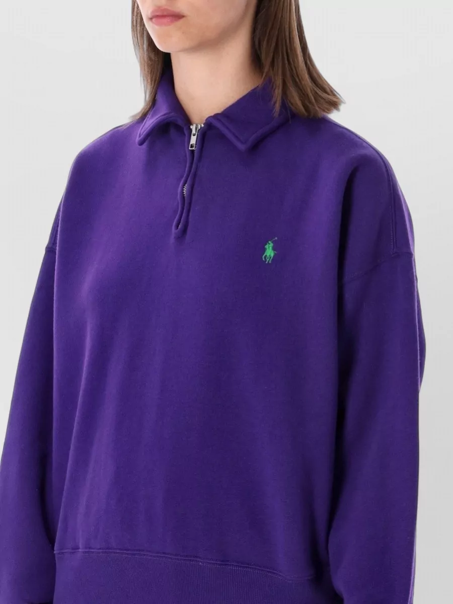 Polo Ralph Lauren Cotton Relaxed-Fit Half-Zip Sweatshirt