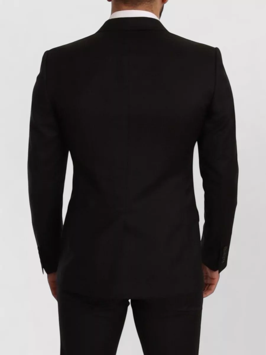 Dolce&Gabbana Wool Check Slim-Fit Single-Breasted Suit