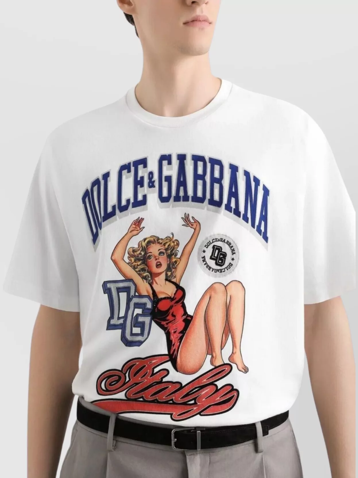 Dolce&Gabbana Italy Graphic Print T-Shirt