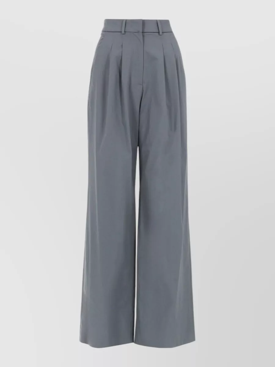 Pt Torino Cotton wide-leg trousers