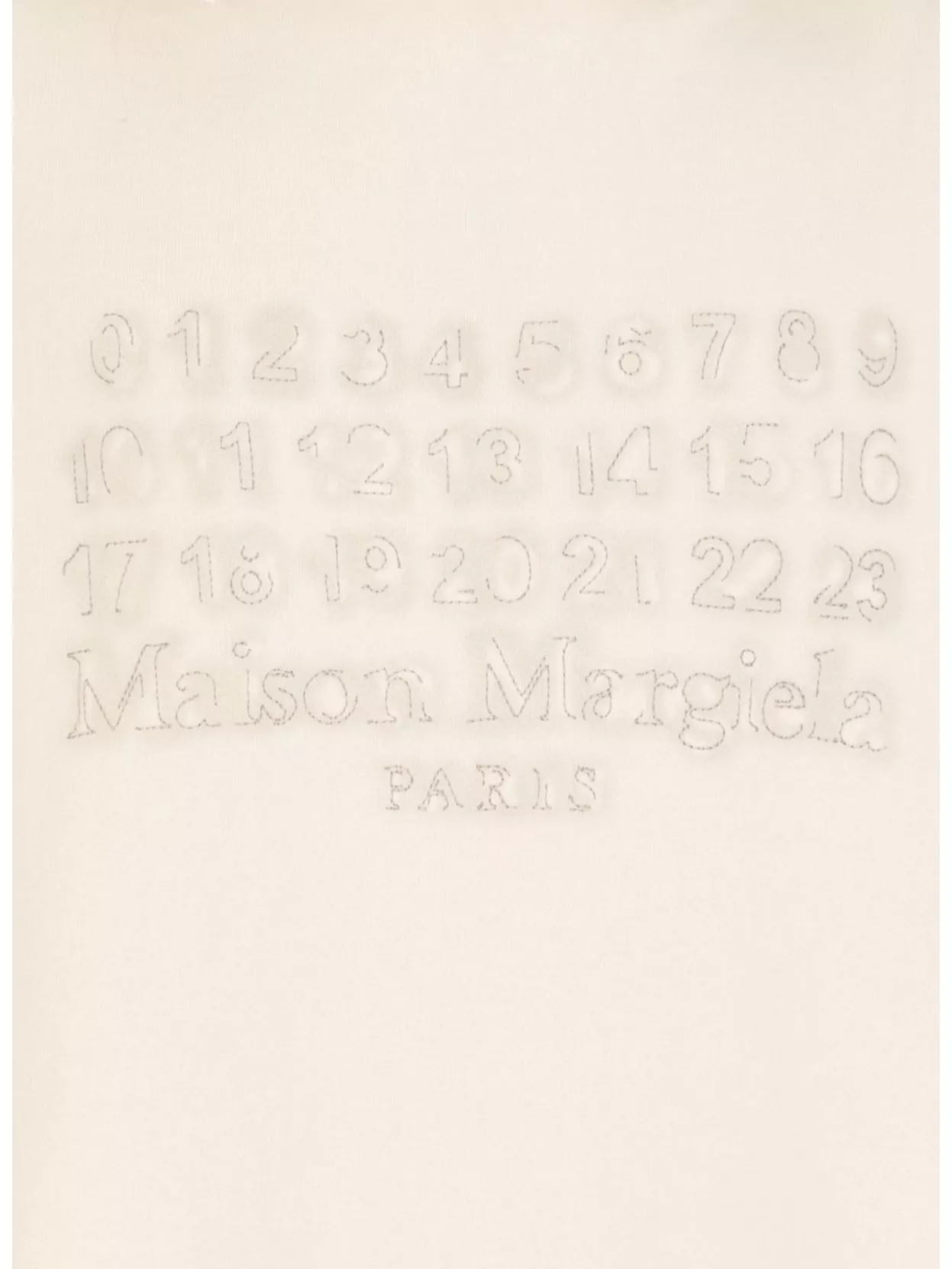 Maison Margiela Numeric Logo Crewneck Sweatshirt