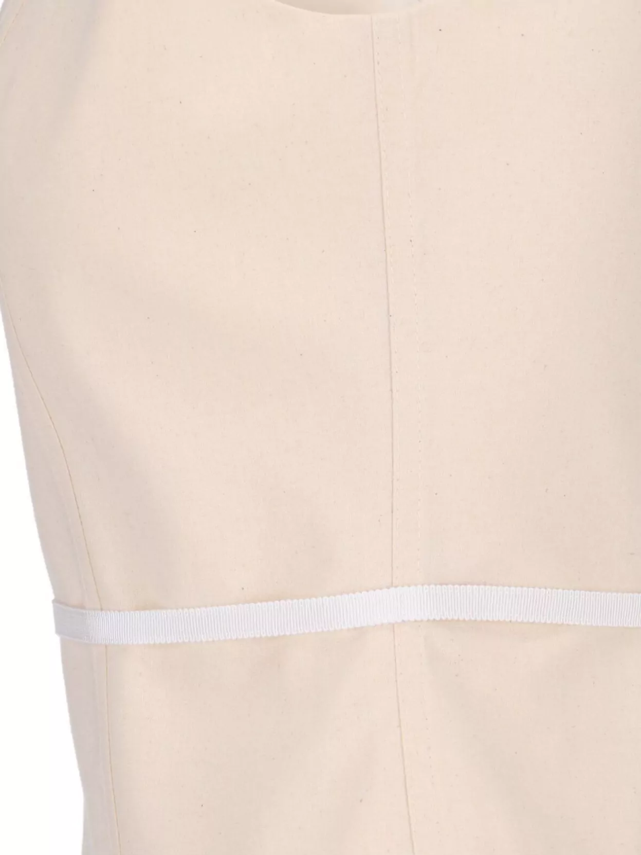 Moschino High Neck Sleeveless Top Waistband Detail