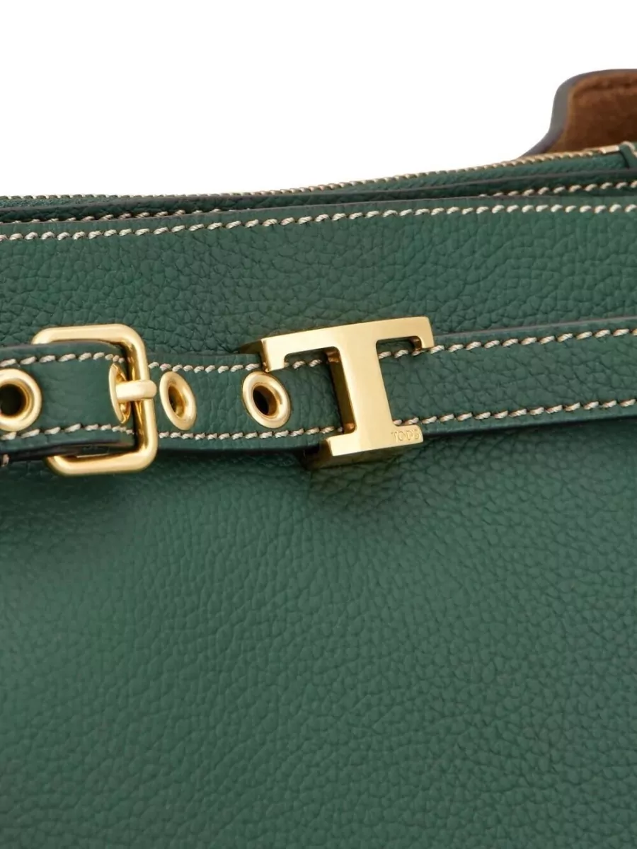 Tod's Leather Mini Tote Bag Top Handle Strap