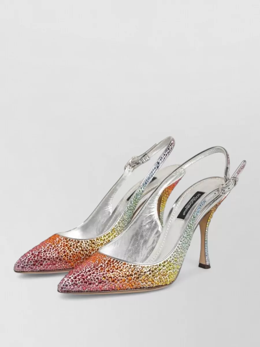 Dolce&Gabbana sequin slingback pumps