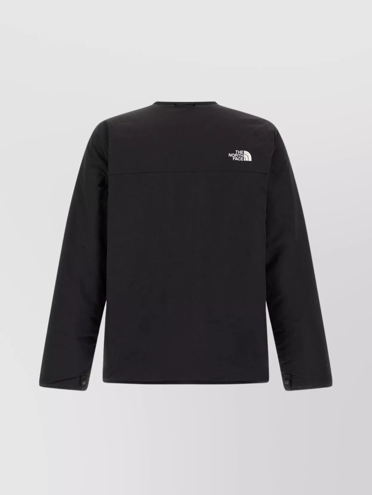 The North Face Lightweight Quilted Long Sleeve Jacket In Black