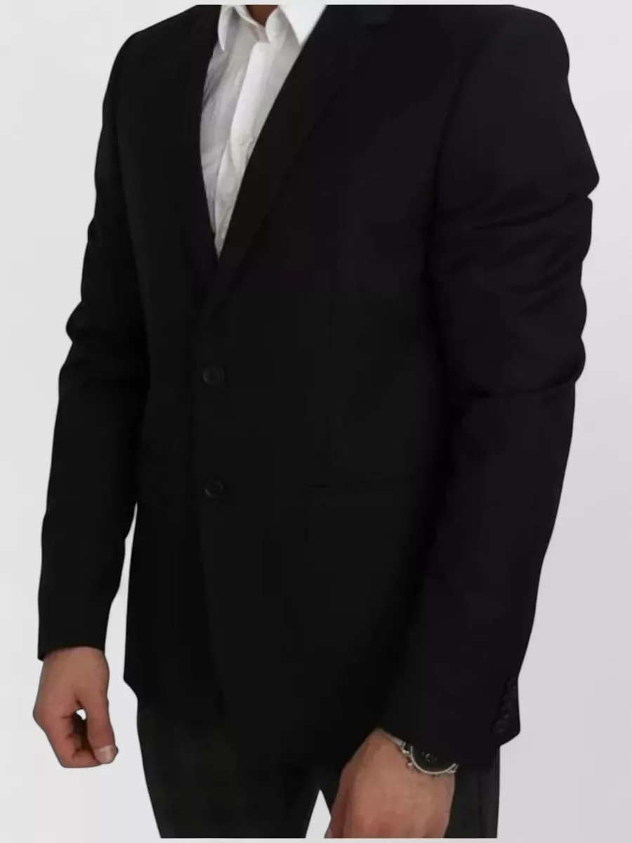 Dolce&Gabbana Wool Slim-Fit Notch-Lapel Blazer