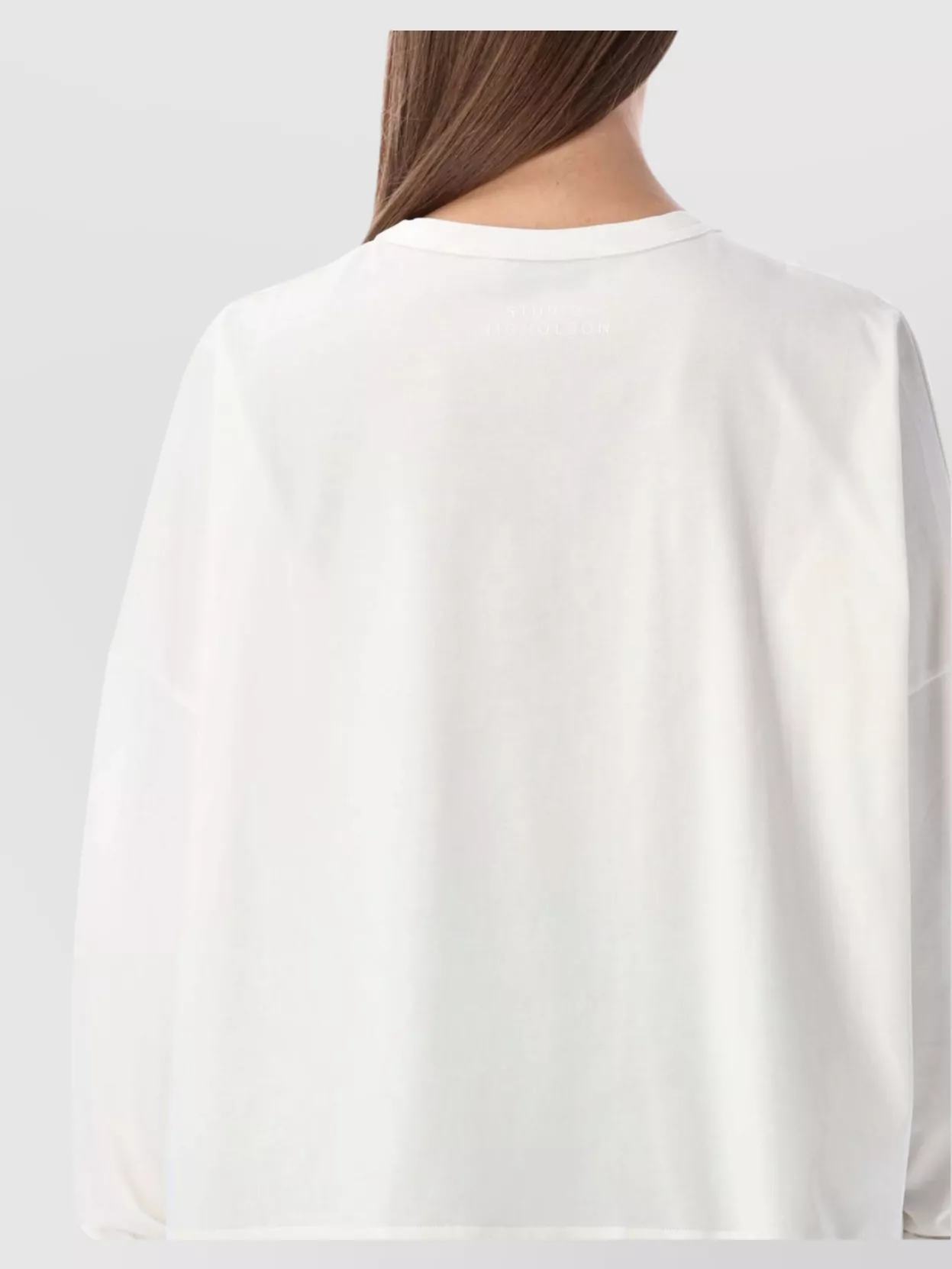 Studio Nicholson Long Sleeve Crew Neck Relaxed Top