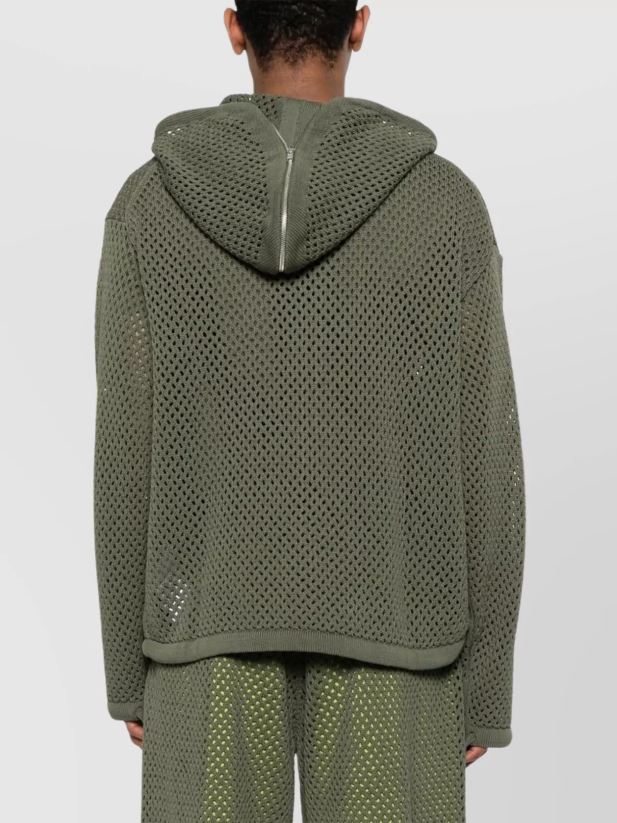 Kenzo Crewneck Mesh Hooded Sweater