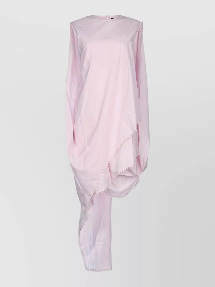 Jacquemus cotton asymmetric maxi dress