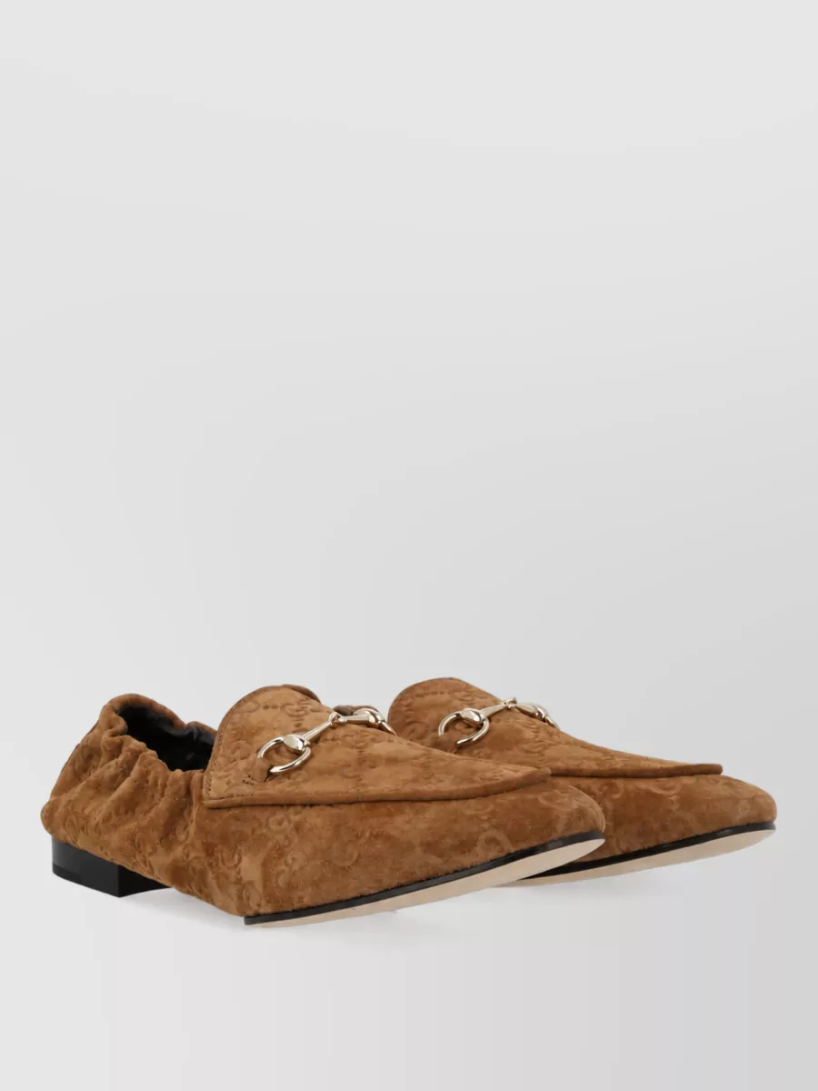 Gucci Gg Loafer Mule Chain Detail