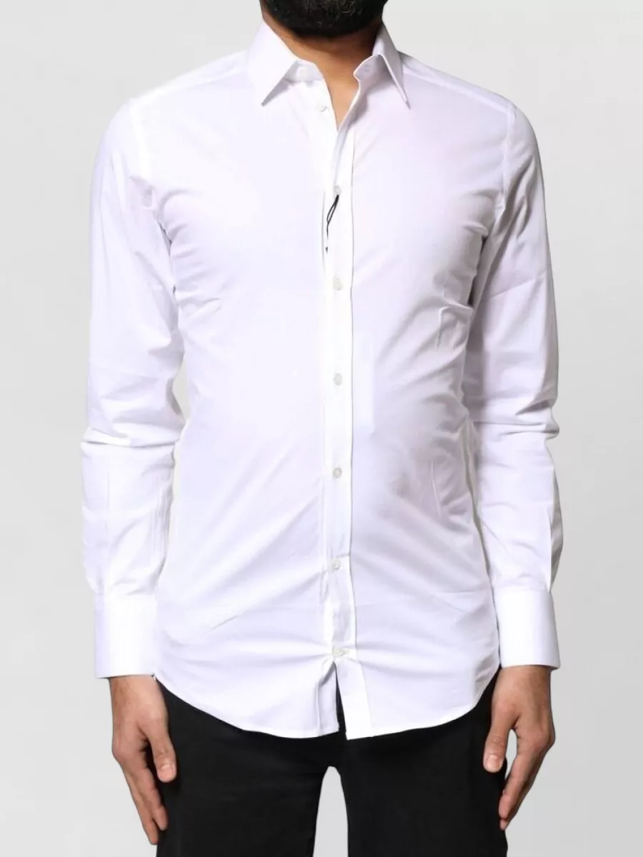 Dolce&Gabbana Cotton long-sleeve dress shirt