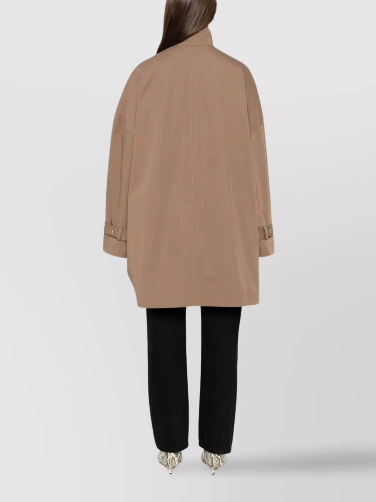 Totême Oversized Trench Coat In Organic Cotton