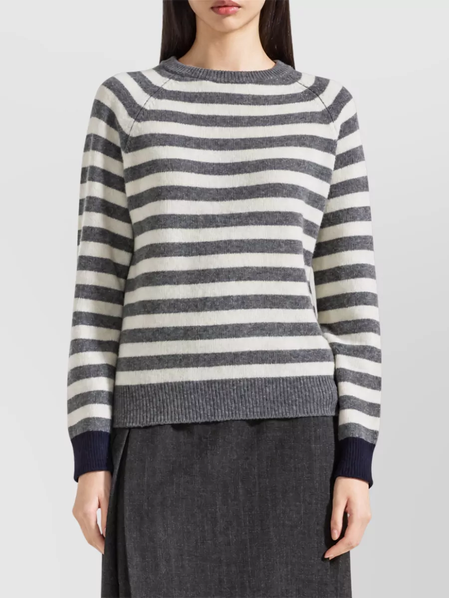 Seventy Venezia striped wool crewneck sweater