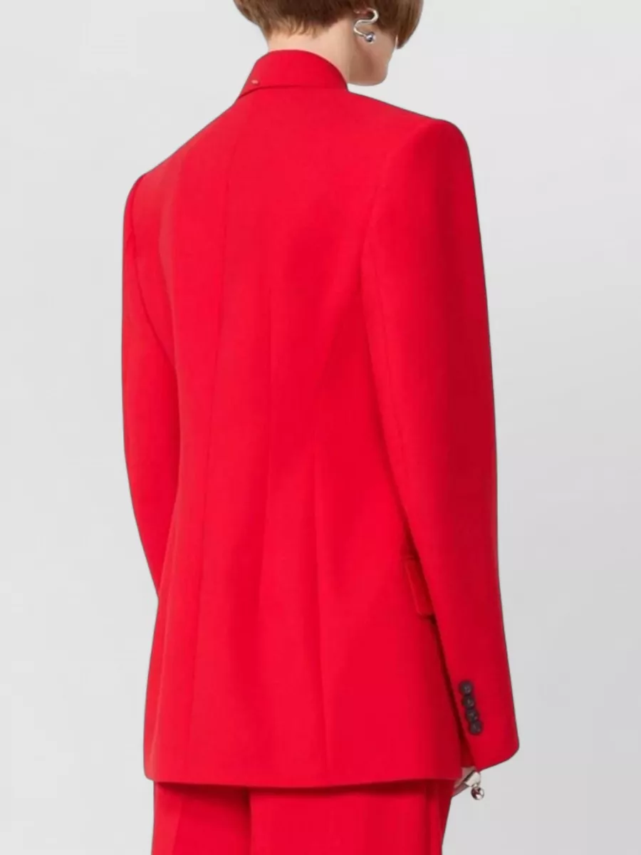 Sportmax Wool Double-Breasted Slim-Fit Blazer
