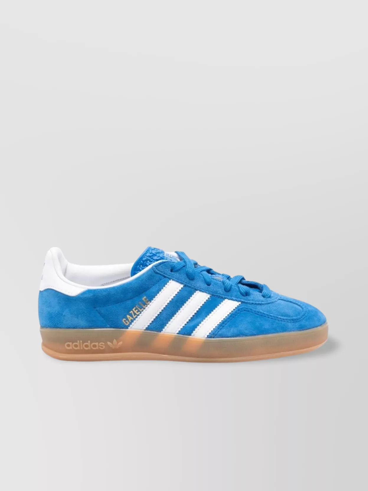 Adidas Suede Rubber Sole Sneakers With Contrast Stripes