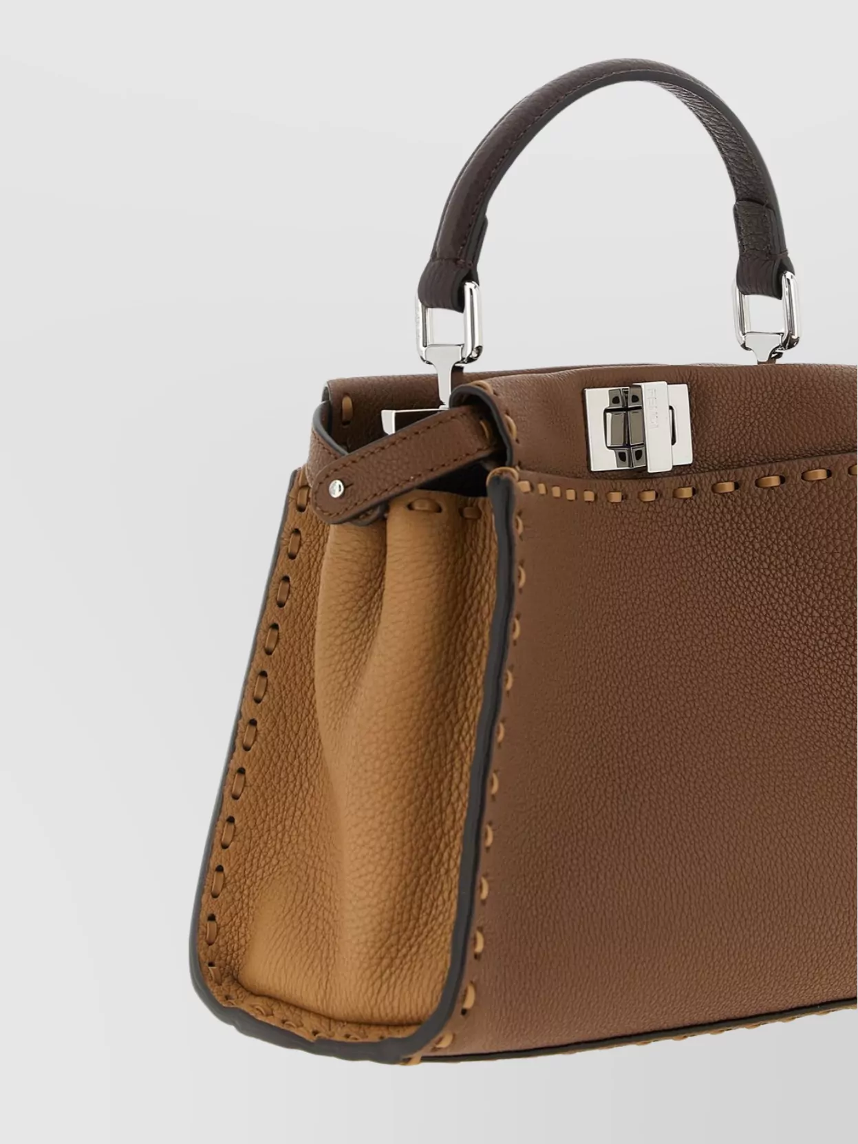 Fendi Mini Handbag With Adjustable Strap And Top Handle