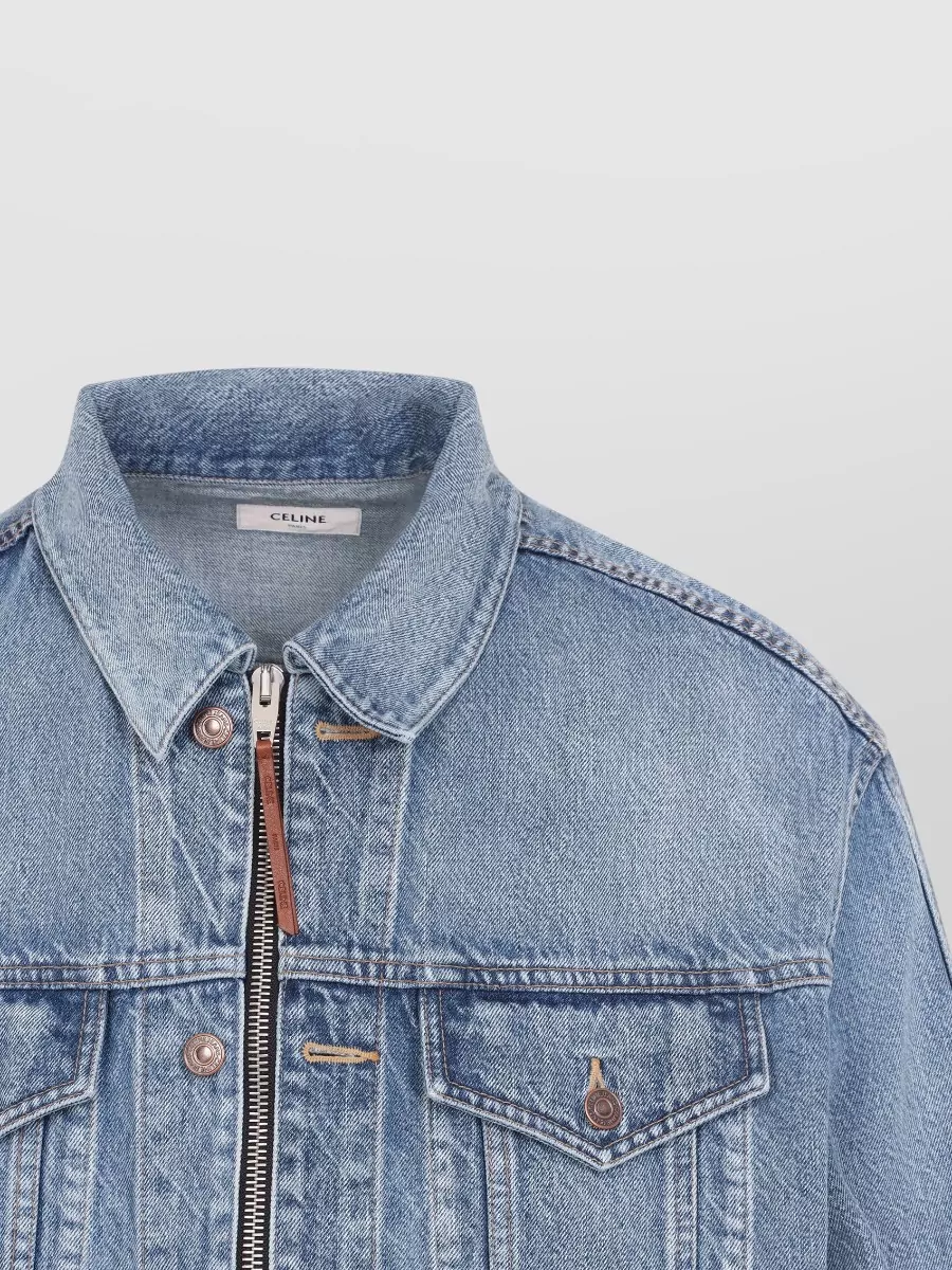 Celine Denim Oversized Trucker Jacket