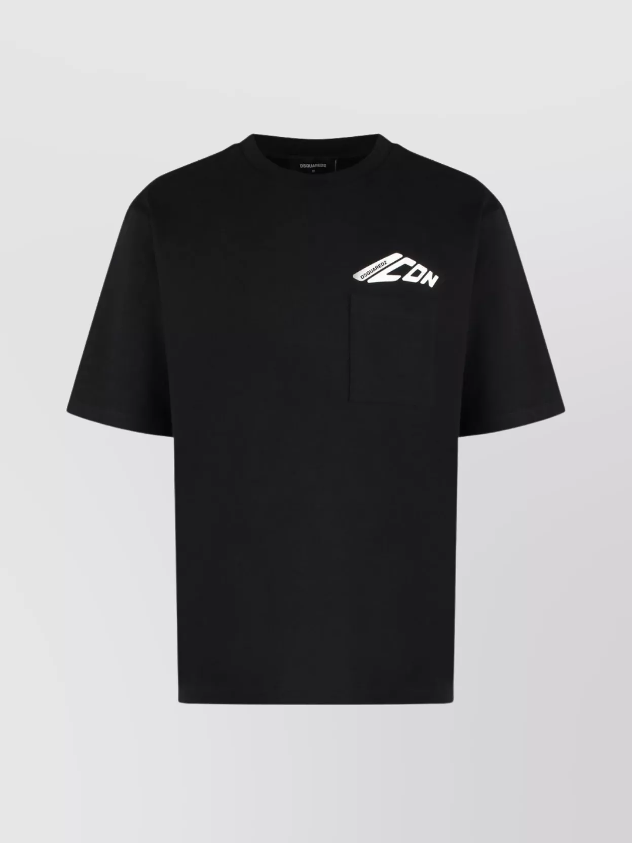 Dsquared2 Graphic Print Cotton Jersey T-shirt In Black