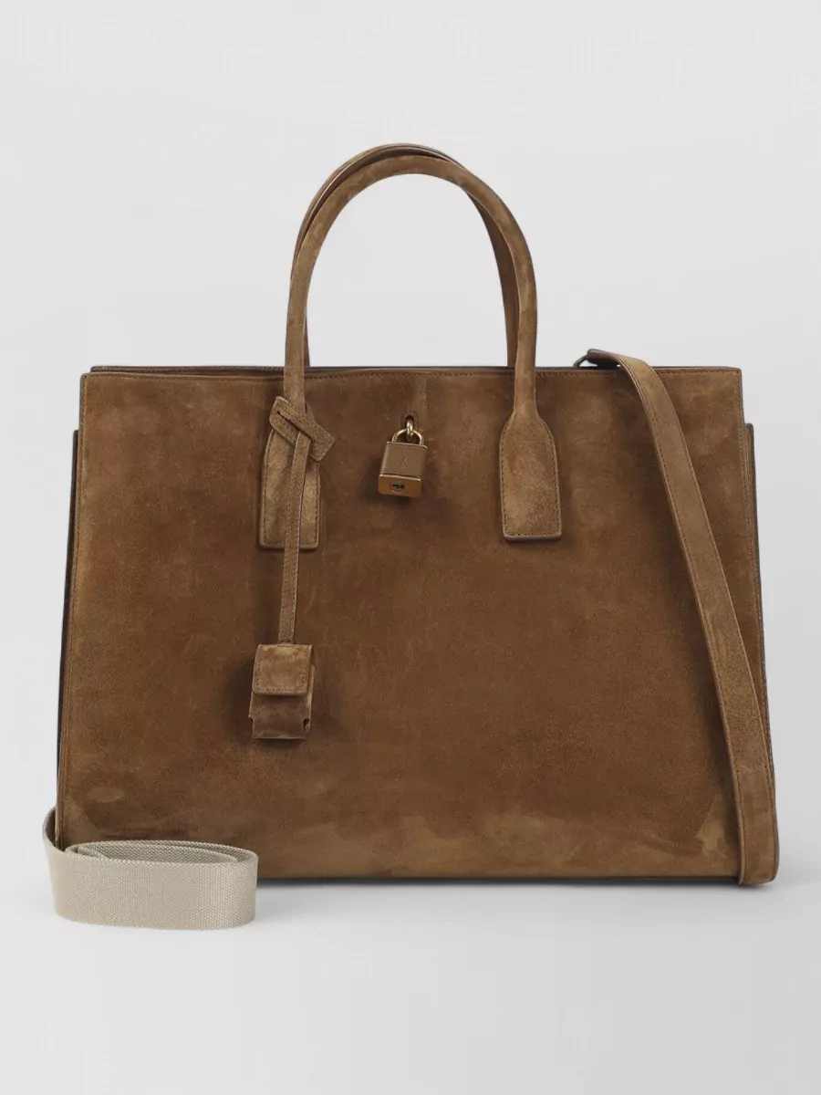 Saint Laurent Sac De Jour Leather Tote Bag