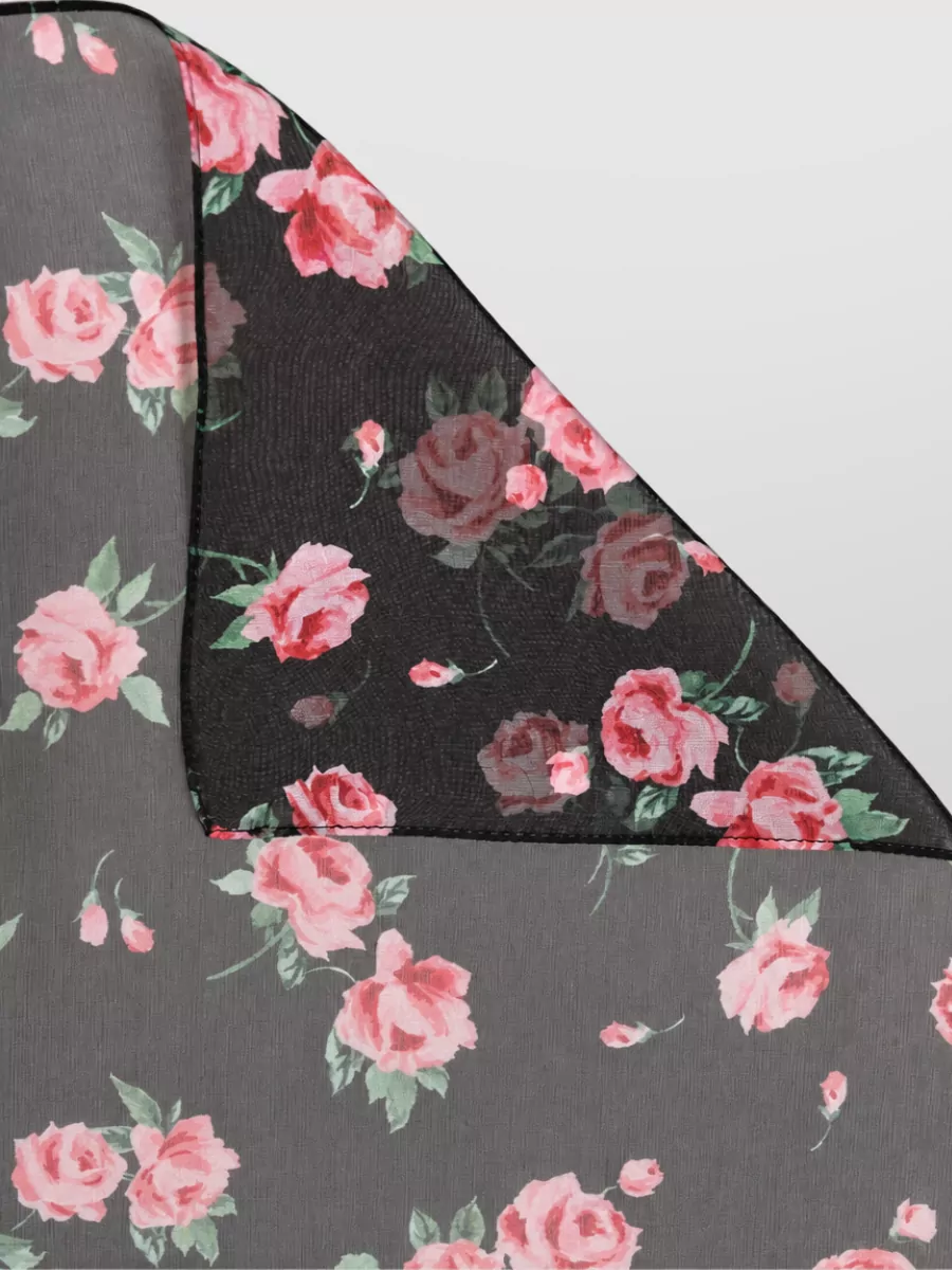 Dolce&Gabbana Silk Floral Long Scarf