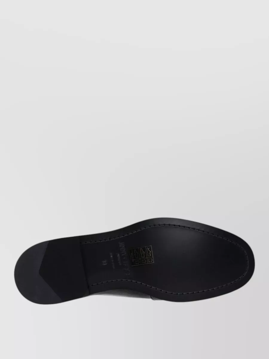 Jimmy Choo Leather Slip-On Loafers