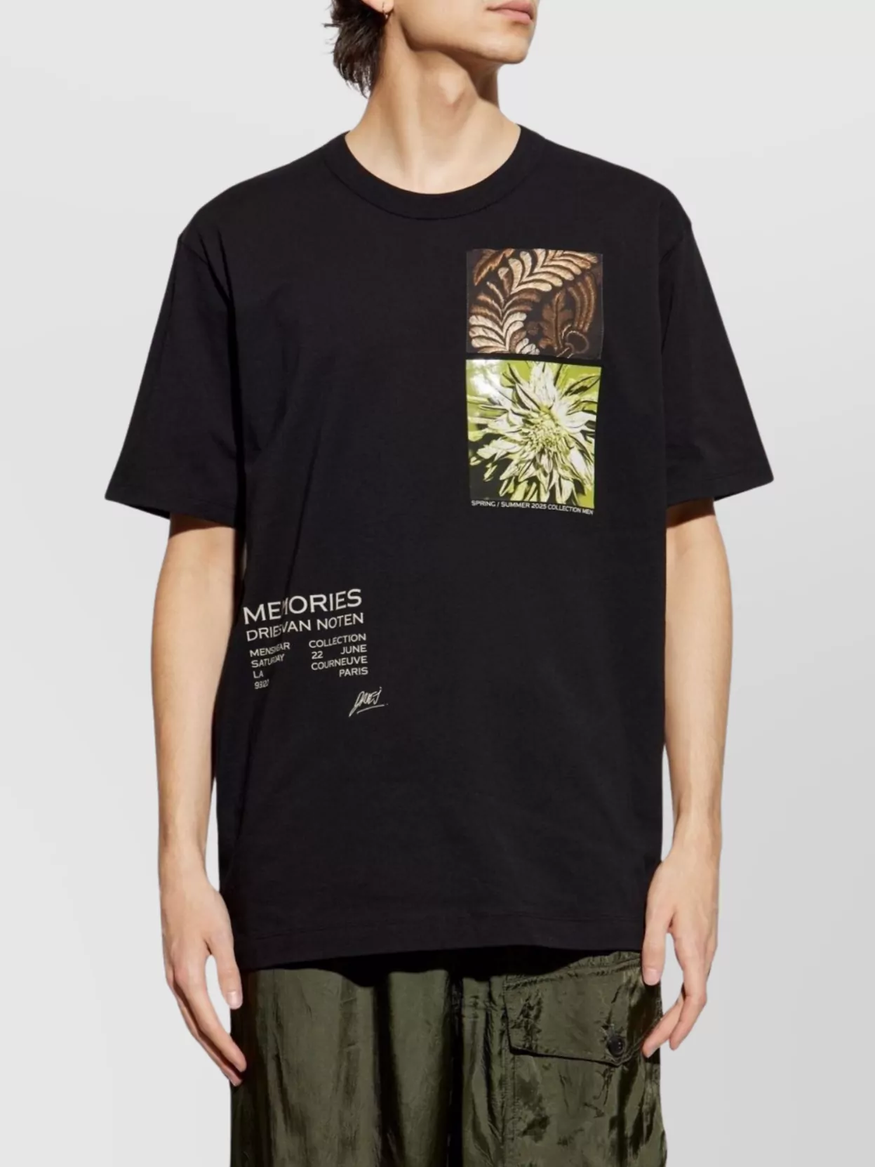 Dries Van Noten Crew Neck Graphic Print T-Shirt