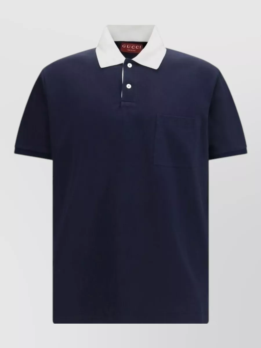 Gucci cotton polo shirt
