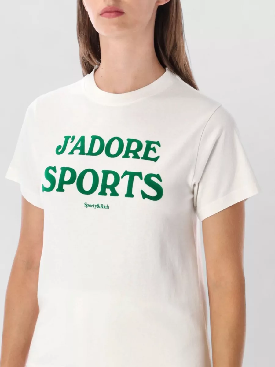 Sporty & Rich Cotton T-Shirt