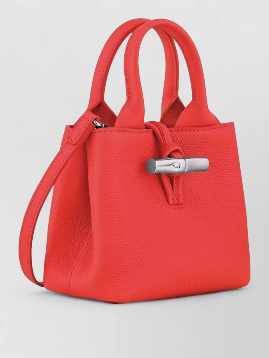 Longchamp Crossbody Bag Detachable Strap Top Handle