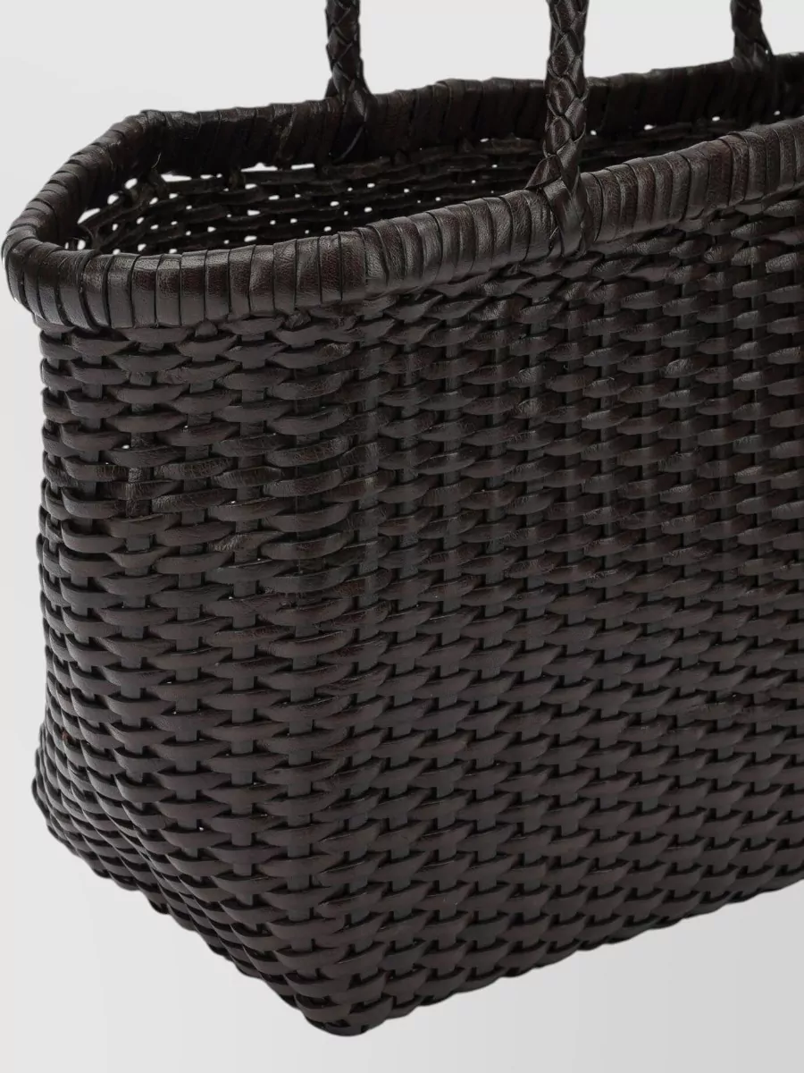 Dragon Diffusion Grace Basket Small Leather Shoulder Bag