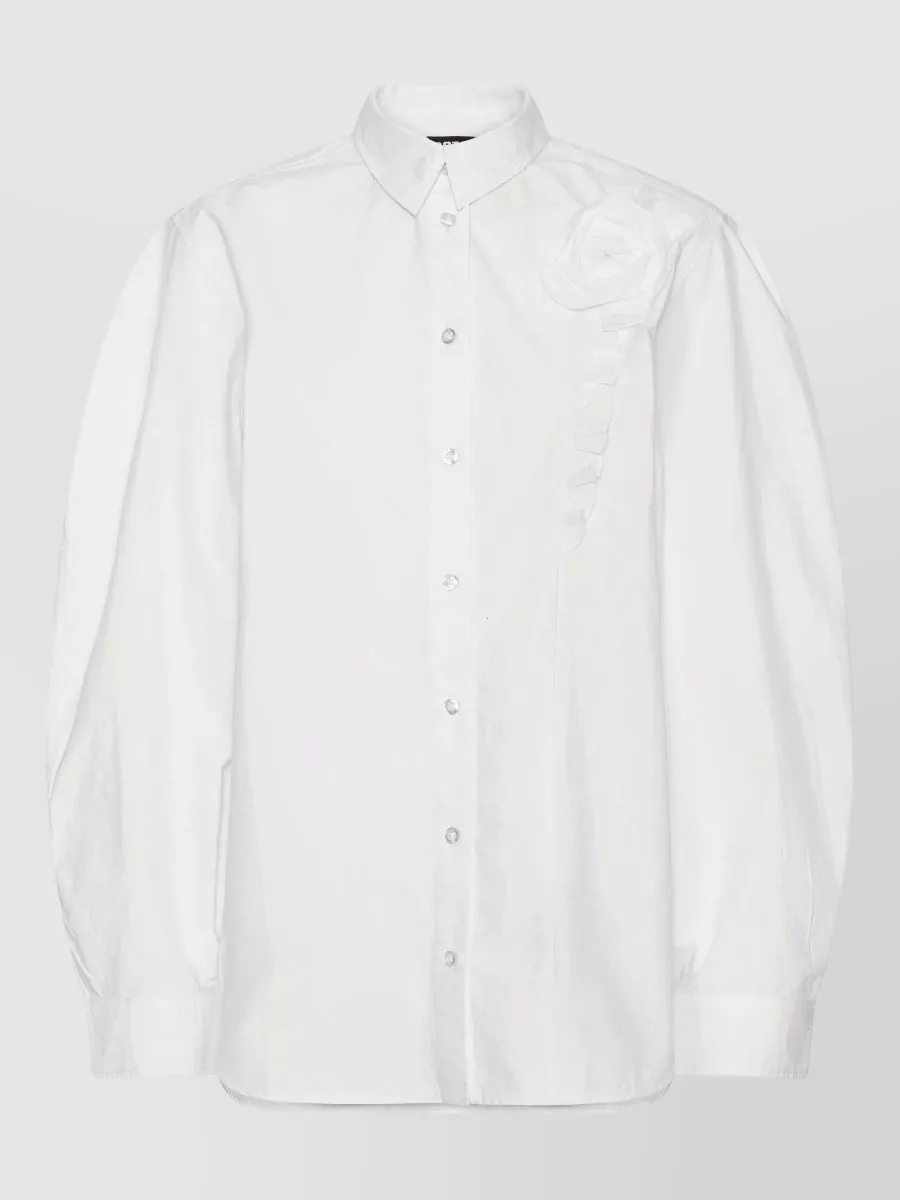 Rotate cotton oversized shirt