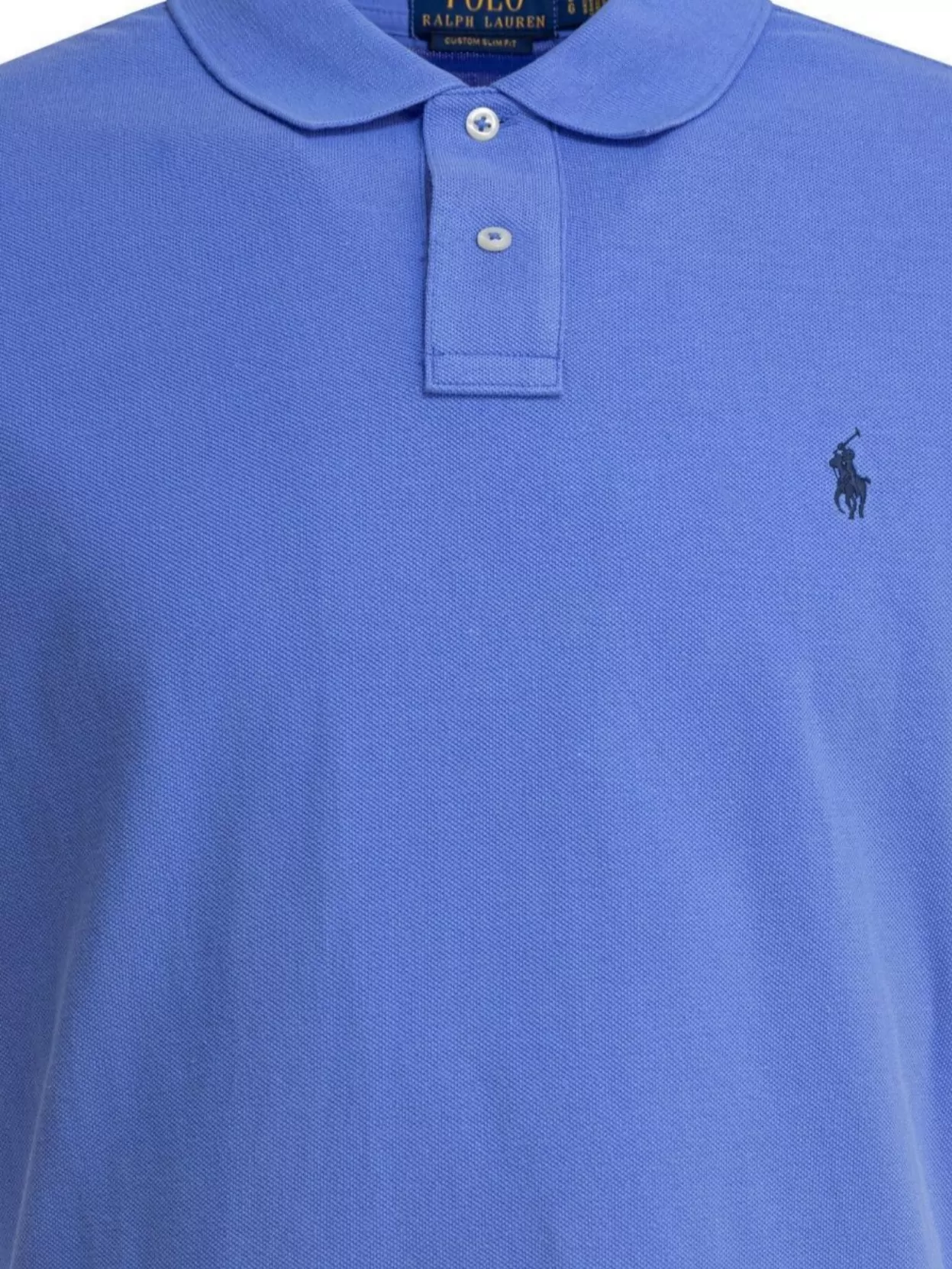 Polo Ralph Lauren Ribbed Collar Polo Shirt With Short Sleeves