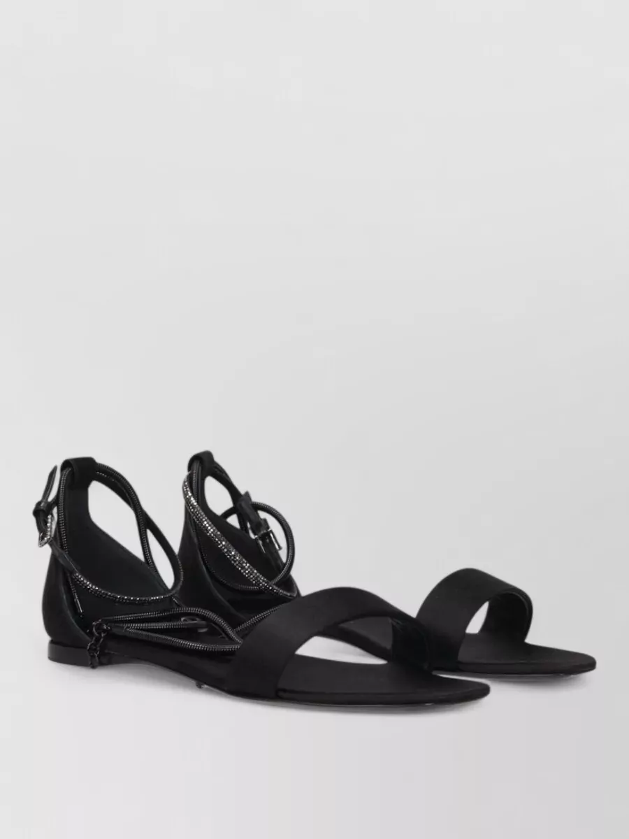 Max Mara Satin Sandals