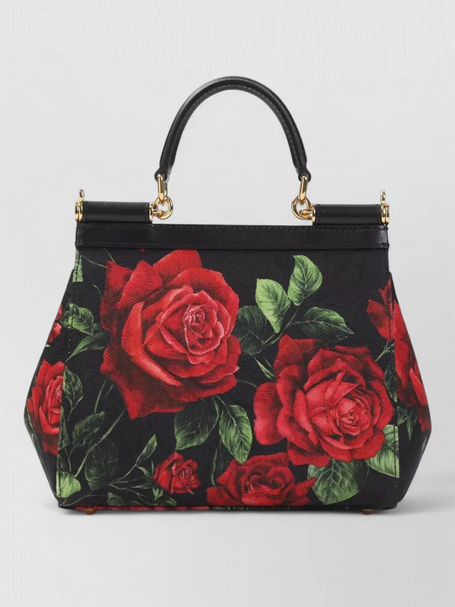 Dolce&Gabbana sicily small canvas clutch bag