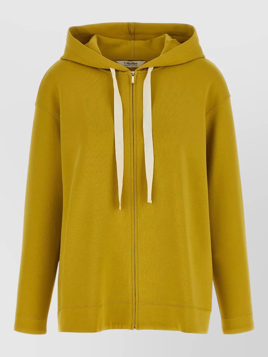 S Max Mara cotton zip-up hoodie