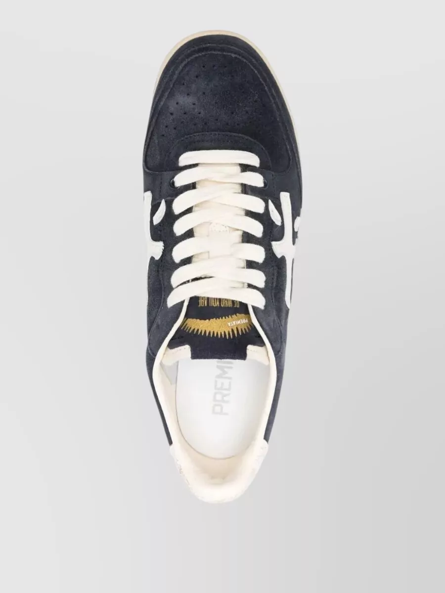 Premiata Leather Low-Top Sneakers