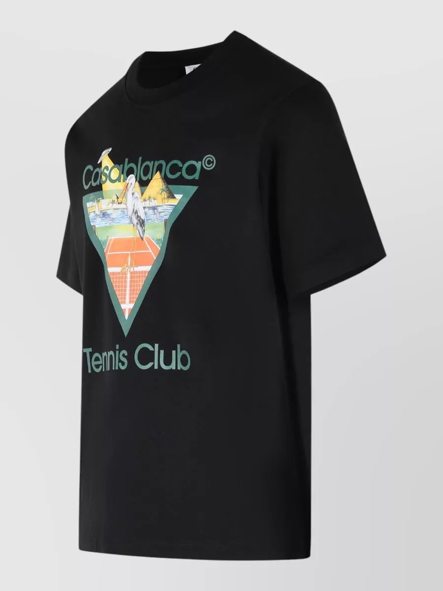 Casablanca Cotton Printed T-Shirt
