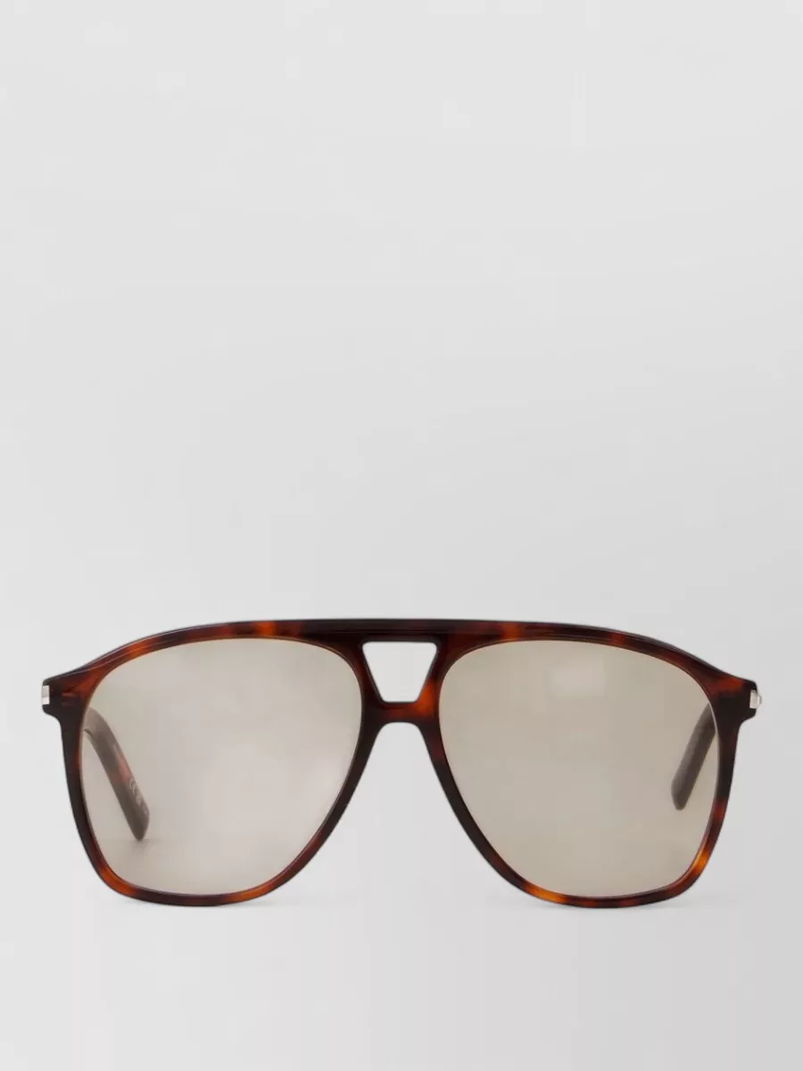 Saint Laurent acetate pilot sunglasses
