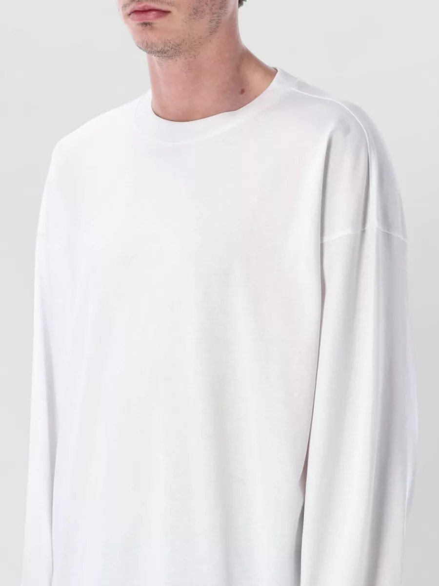 Dries Van Noten Long Sleeve Crew Neck Plain Tshirt