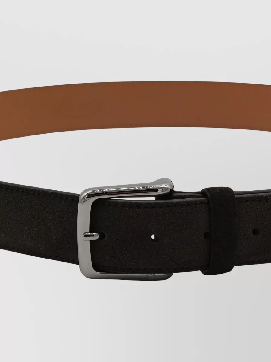Tod's Suede Finish Belts Adjustable Length Design