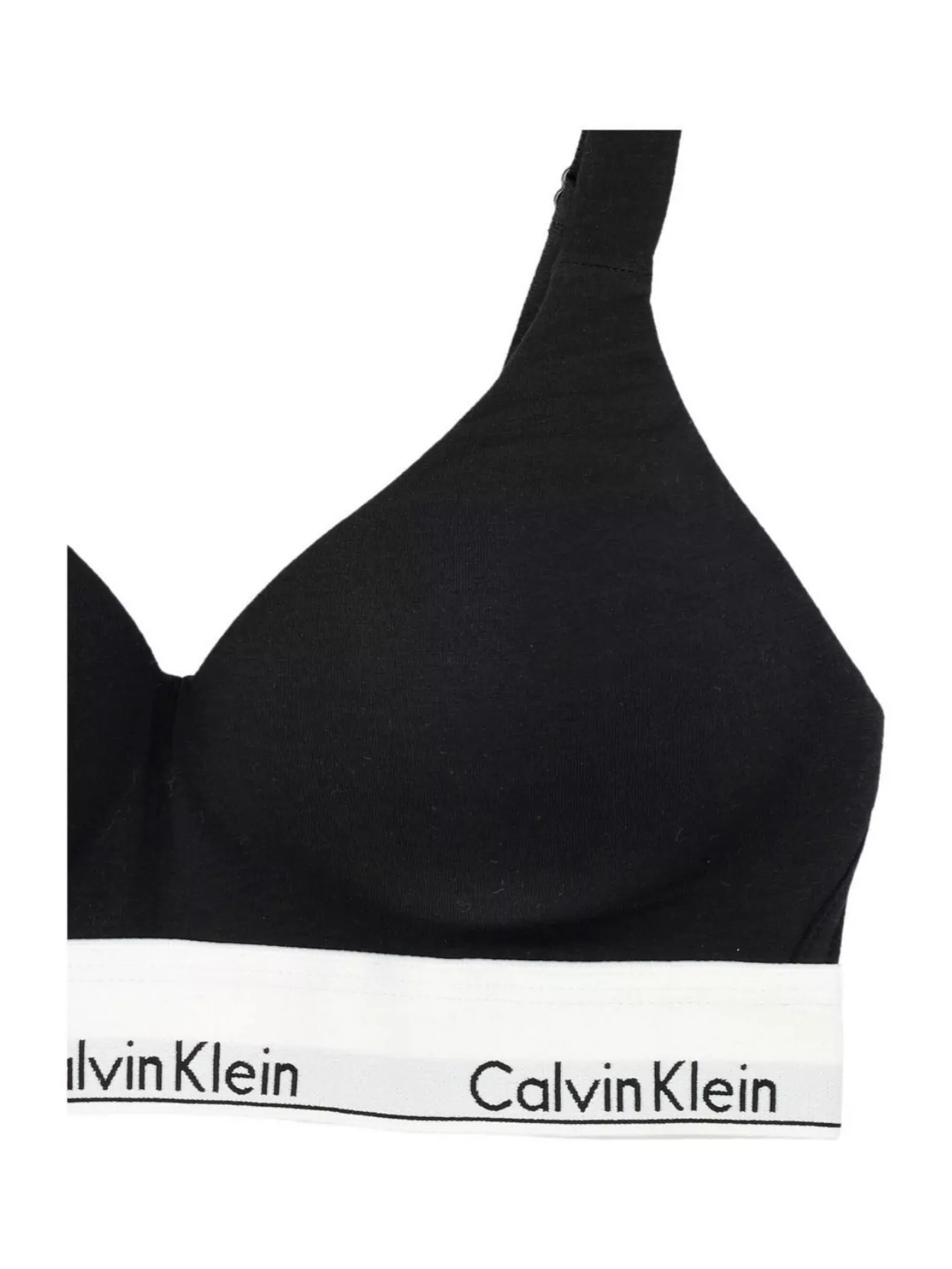 Calvin Klein Logo Lift Bralette With Adjustable Straps And Elastic Band