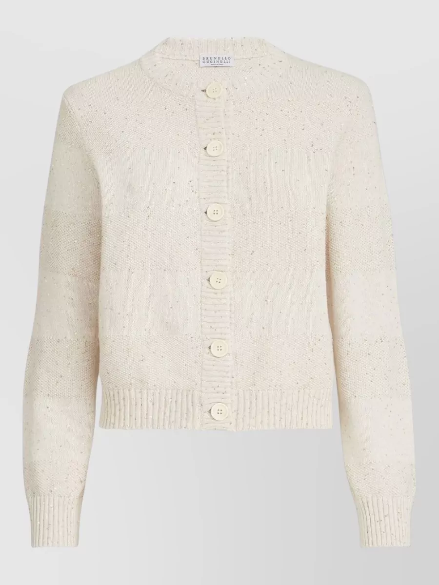 Brunello Cucinelli cotton ribbed long-sleeve cardigan