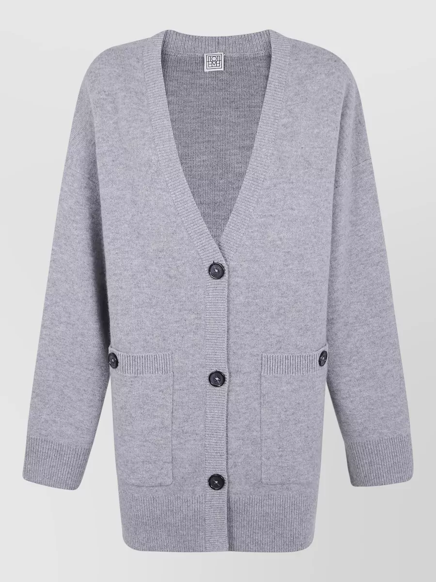 Totême Cashmere Longline Cardigan