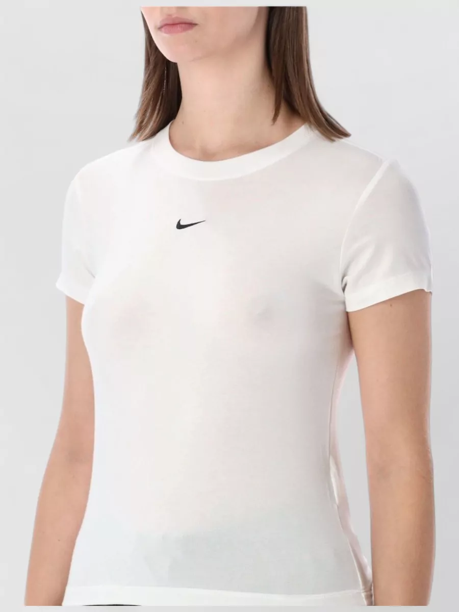 Nike Short Sleeve Crew Neck Knit Top