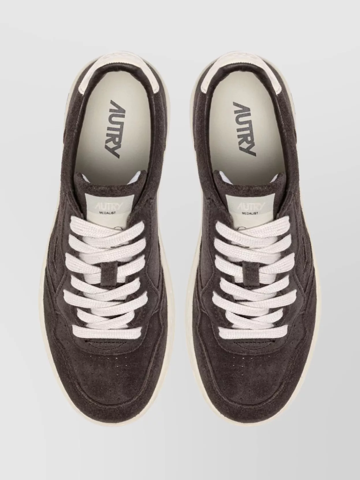 Autry Low-Top Suede Sneakers Rubber Sole