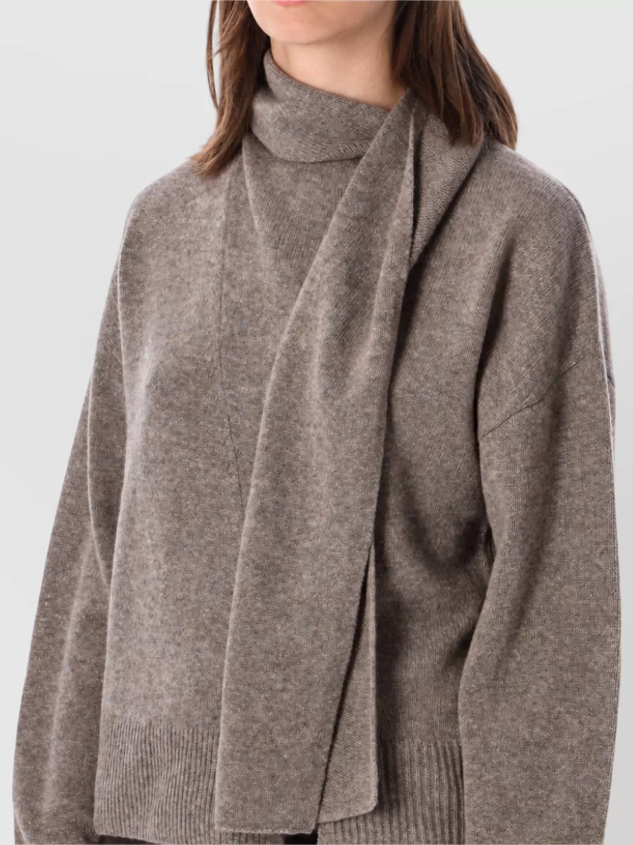 The Garment Cashmere Wool Scarf Knit Sweatshirt