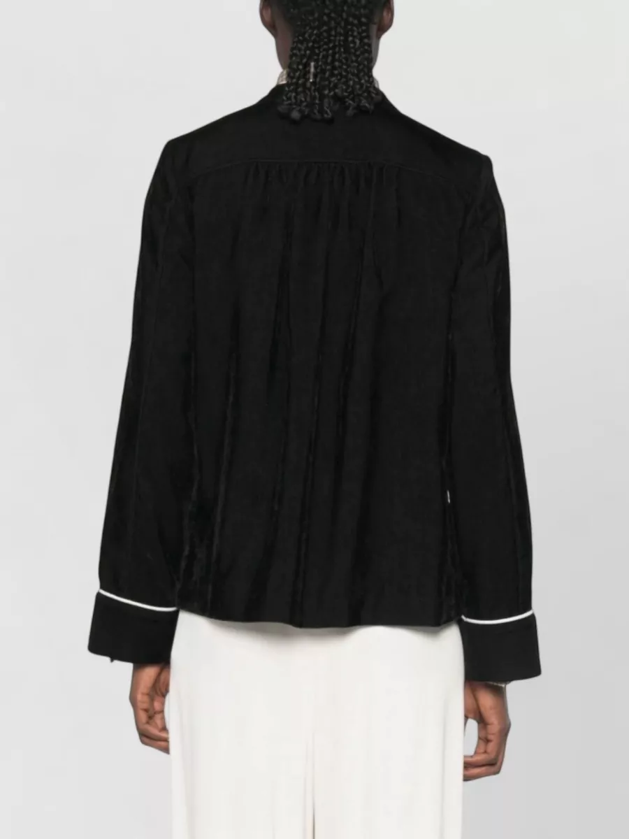 Forte Forte Velvet Single Breasted Coat