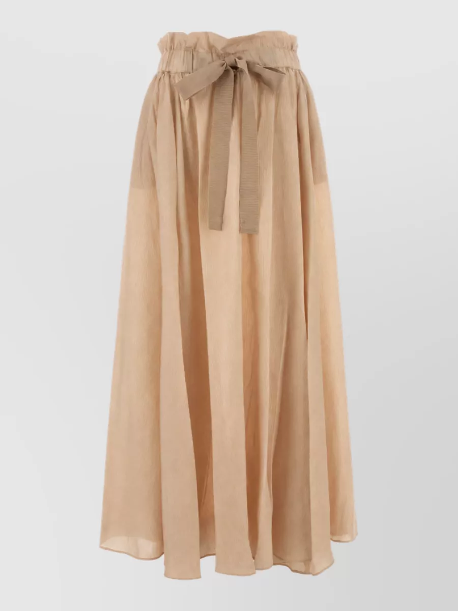 Patou embroidered full skirt