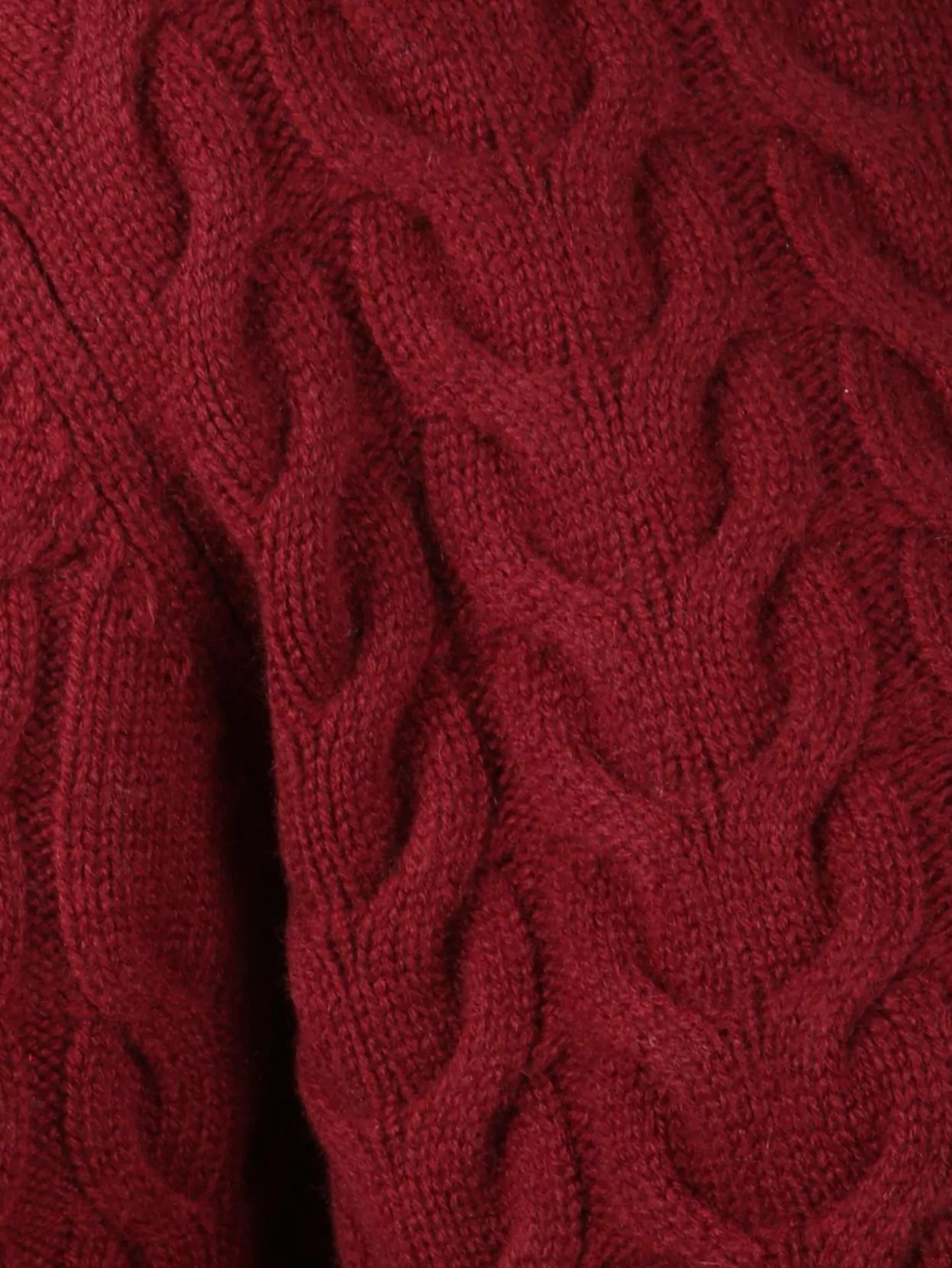 Max Mara Cable Knit Crew Neck Embroidered Sweater